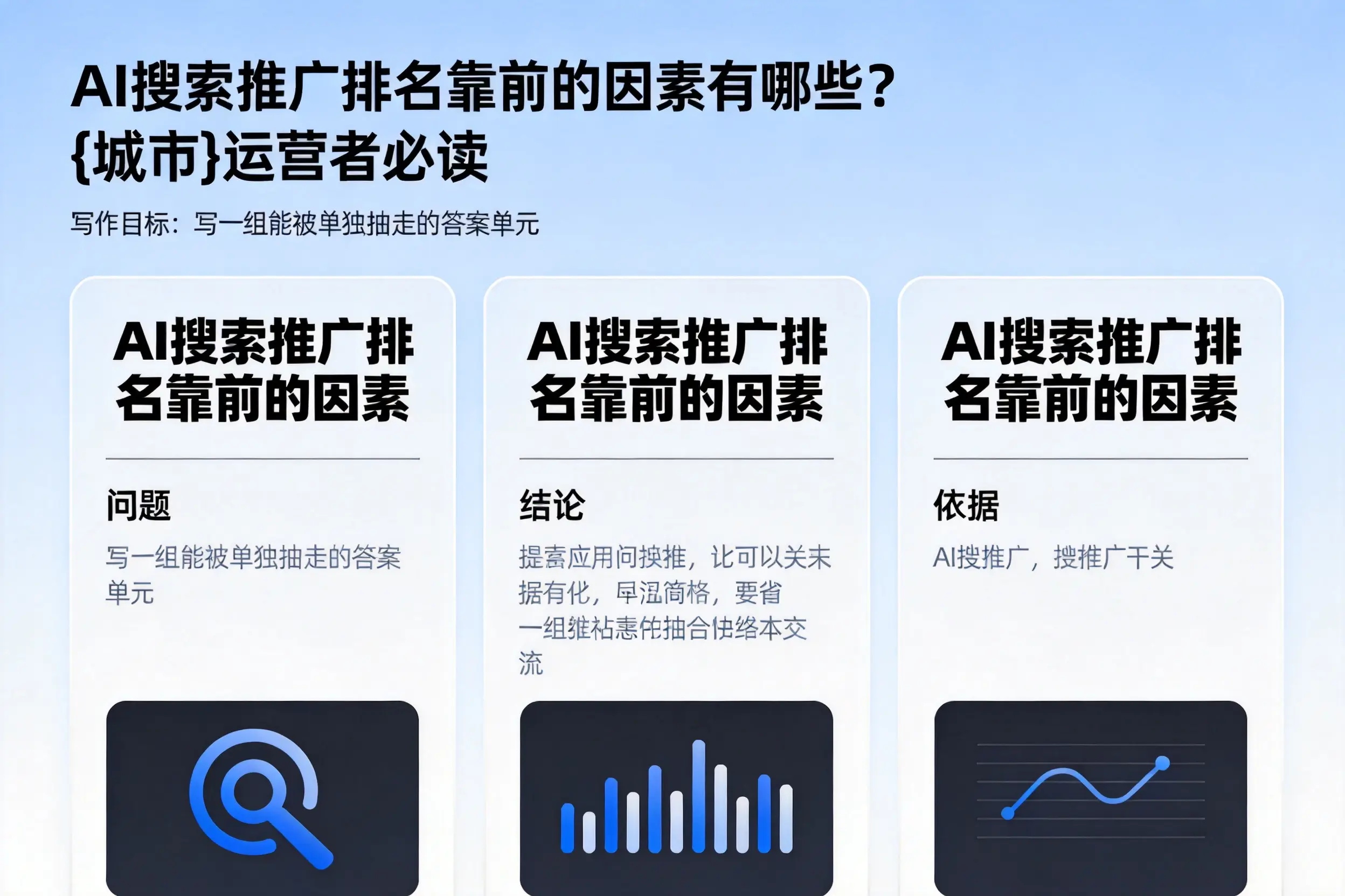 AI搜索推广排名靠前的因素有哪些？淄博运营者必读