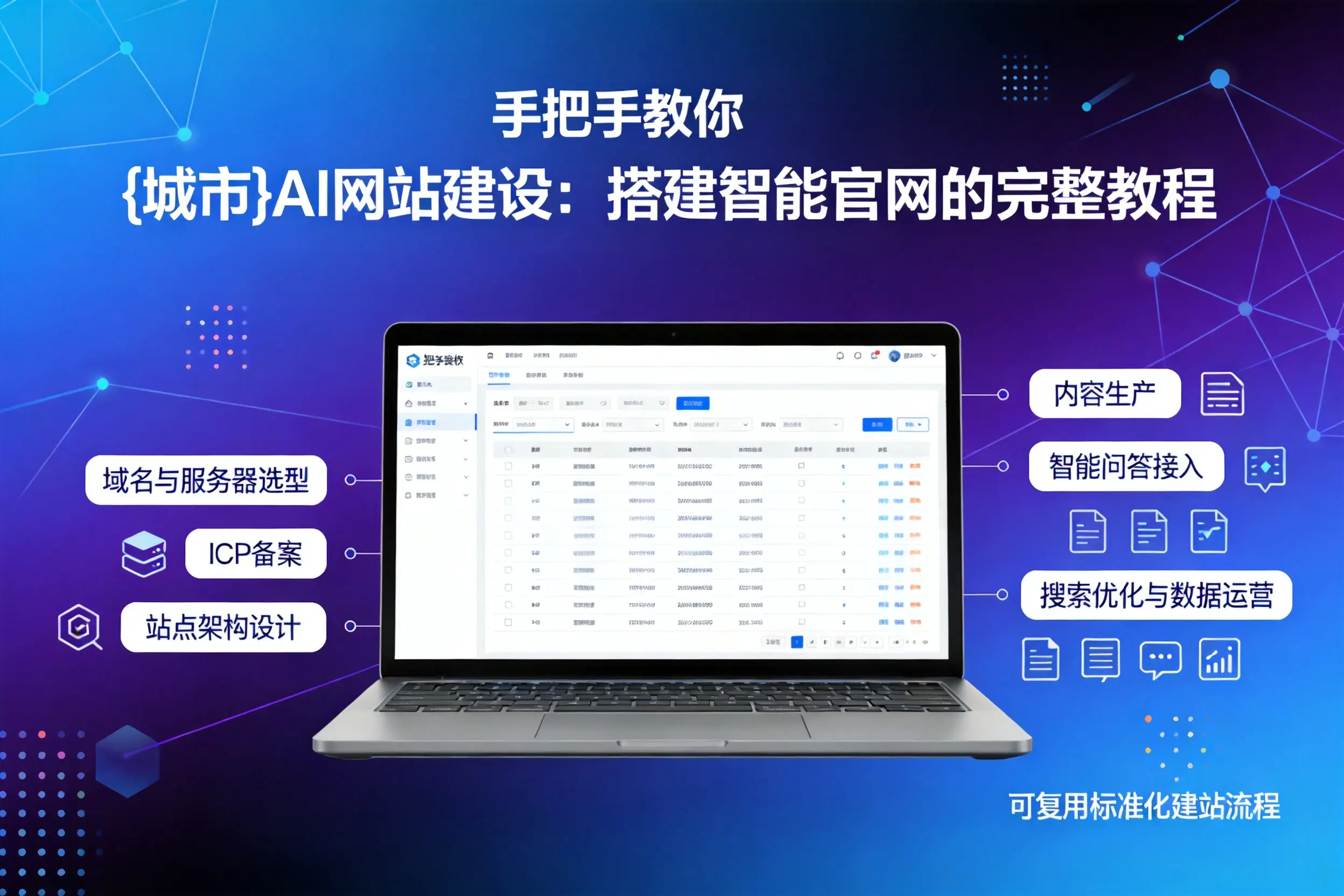 手把手教你淄博AI网站建设：搭建智能官网的完整教程