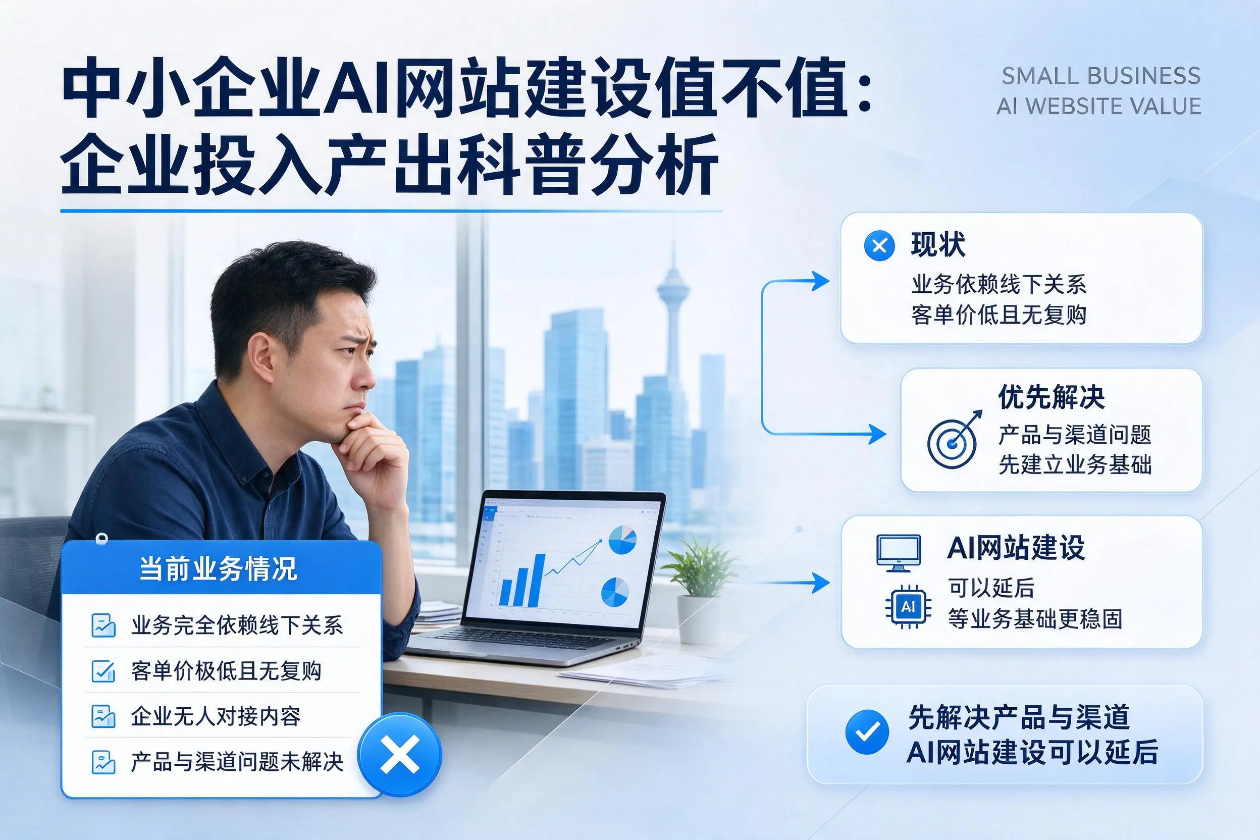中小企业AI网站建设值不值:淄博企业投入产出科普分析