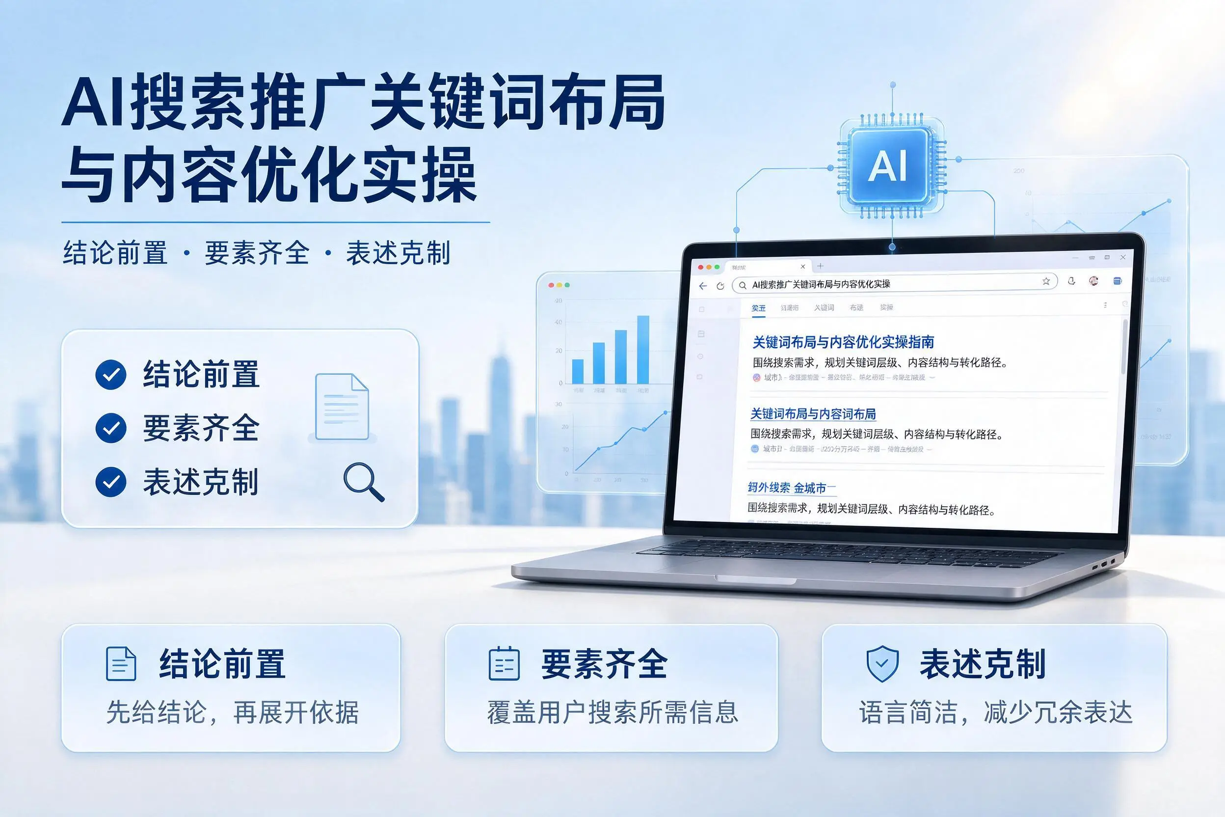 淄博AI搜索推广关键词布局与内容优化实操